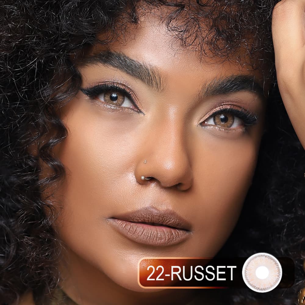 لنز چشم فصلی کانفست رنگ Russet شماره 22