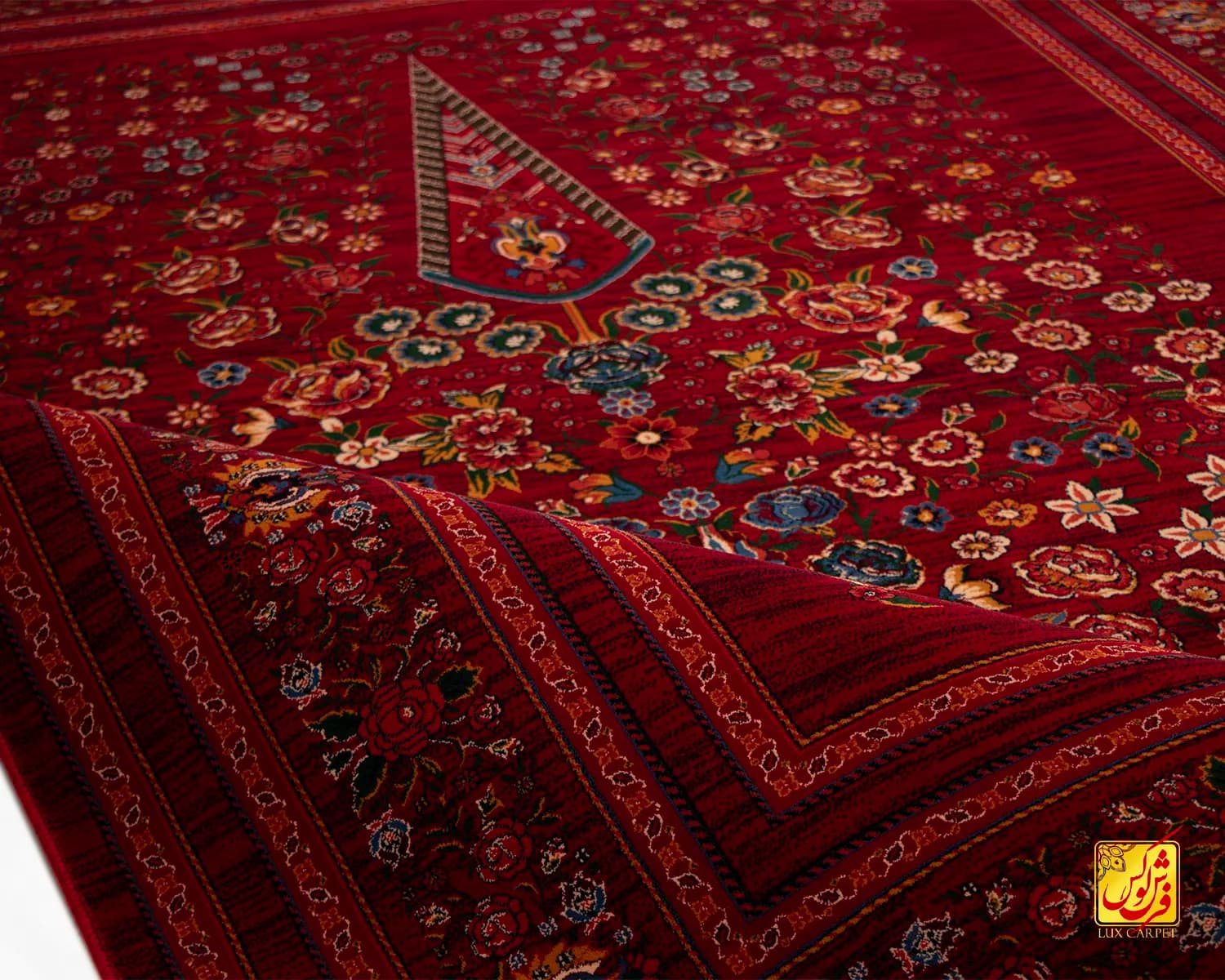فرش وینتیج 7051 لاکی — تصویر ۸
