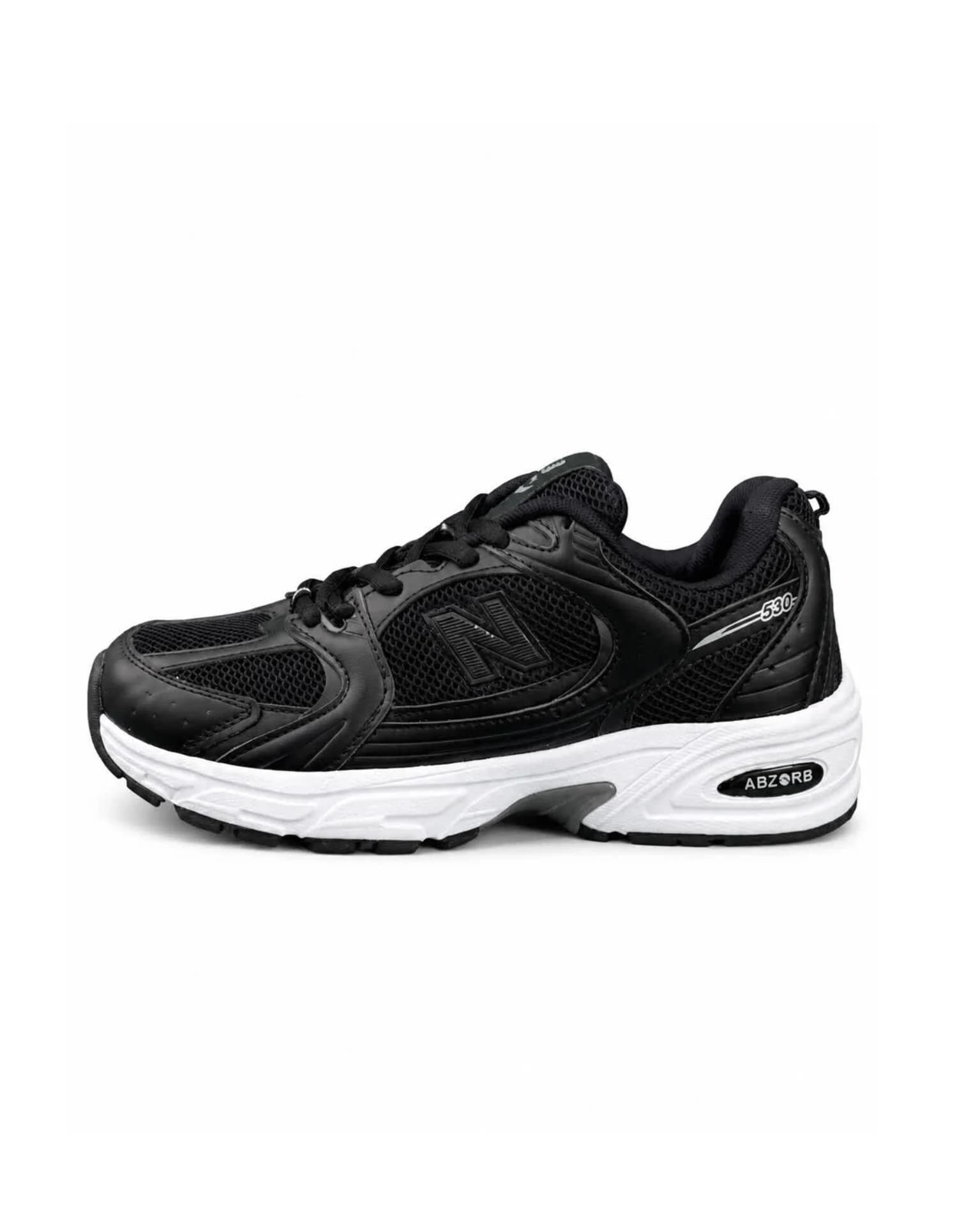 کتونی مردانه مدل نیوبالانس 530 مشکی سفید (کیفیت درحد مستر) New Balance