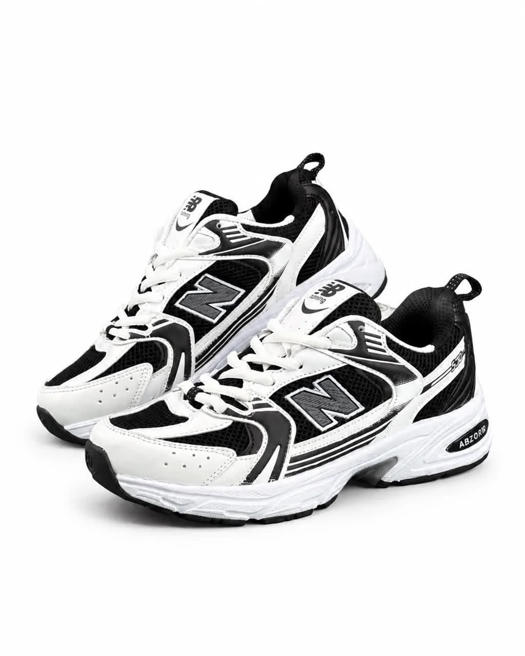 کتونی زنانه مدل نیوبالانس سفید مشکی (کیفیت درحد مستر) New Balance 530 — تصویر ۳