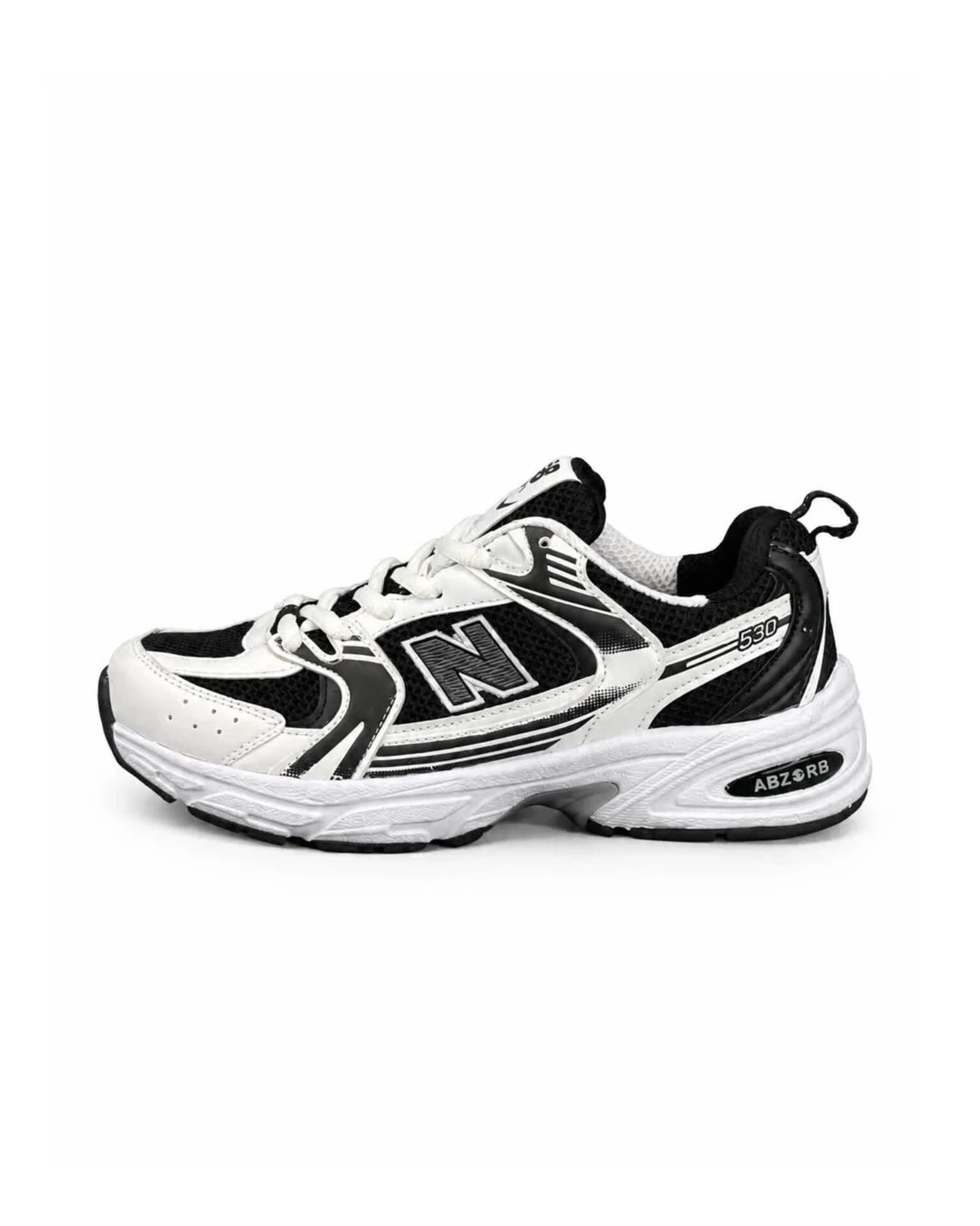 کتونی زنانه مدل نیوبالانس سفید مشکی (کیفیت درحد مستر) New Balance 530