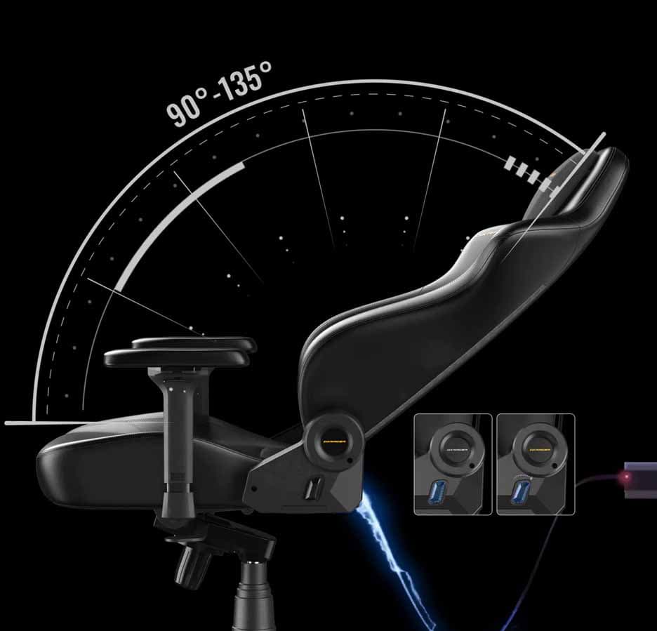 صندلی گیمینگ DXRacer Martian Series 2025 XL — تصویر ۳
