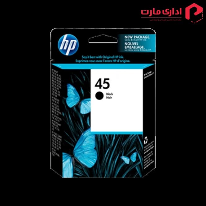 کارتریج جوهرافشان اچ پی 45 مشکی کد 51645A — تصویر ۲