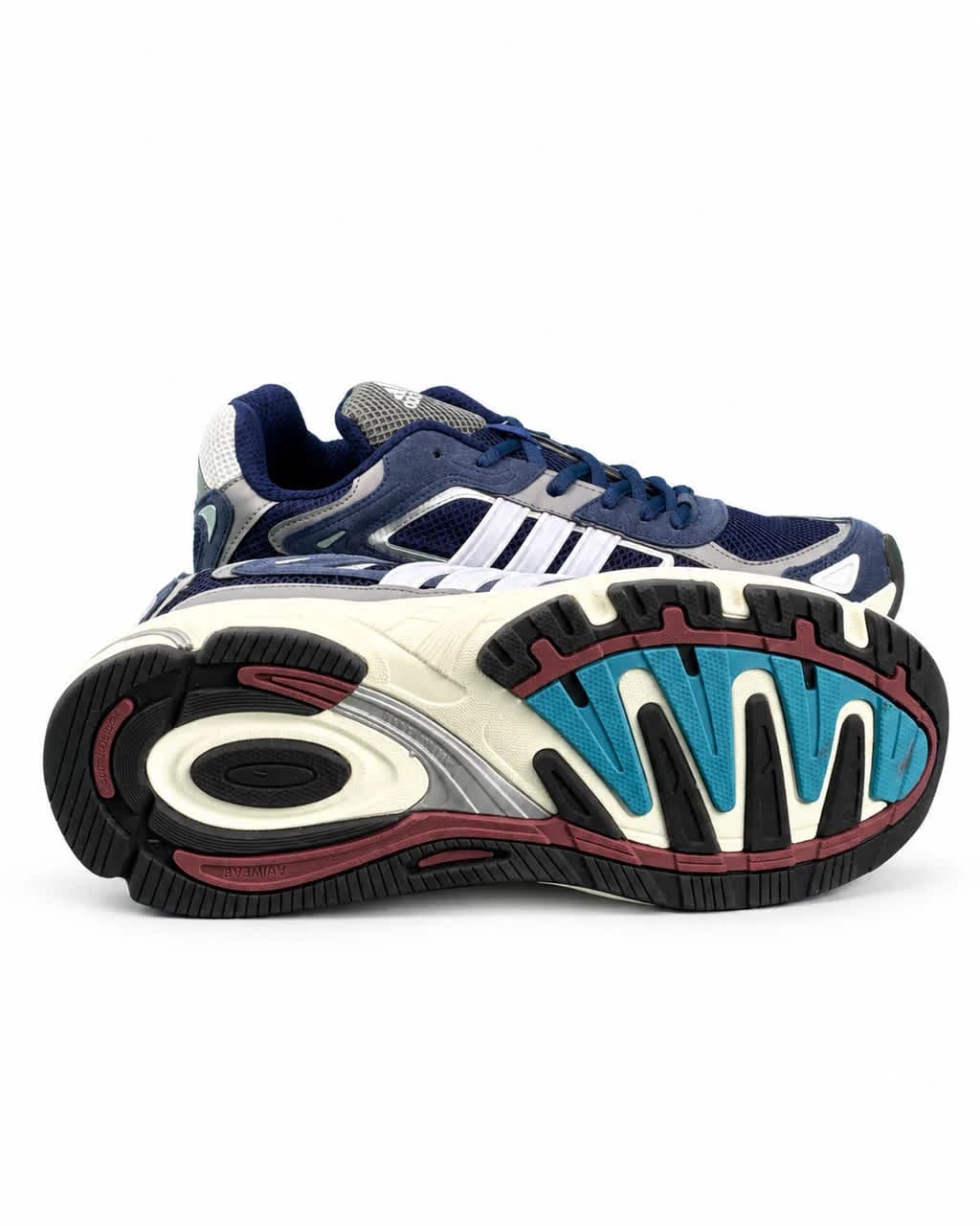 کفش کتانی مردانه مدل آدیداس فارماتون سرمه ای طوسی Adidas Pharmaton — تصویر ۴