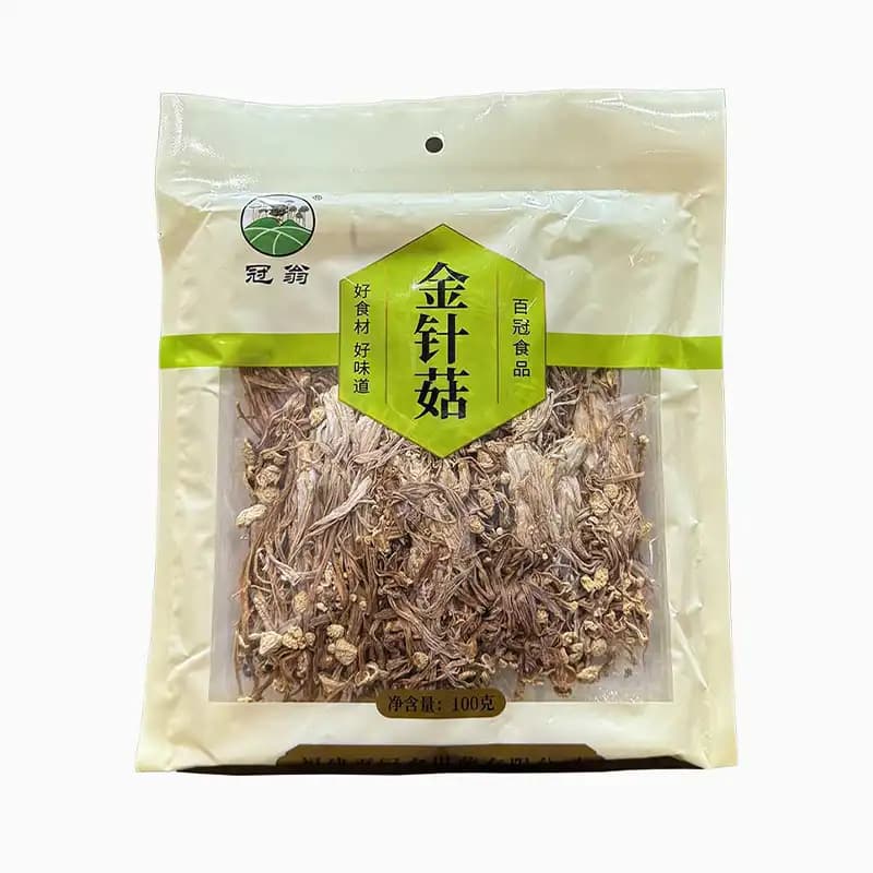 قارچ انوکی خشک 100 گرم محصول چین