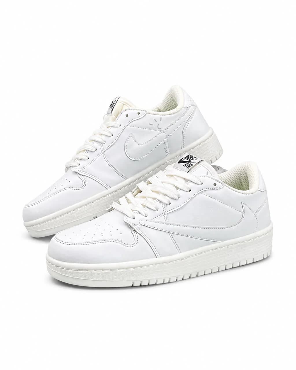 کفش کتانی زنانه مدل نایکی ترویس سفید تمام Nike travis — تصویر ۲