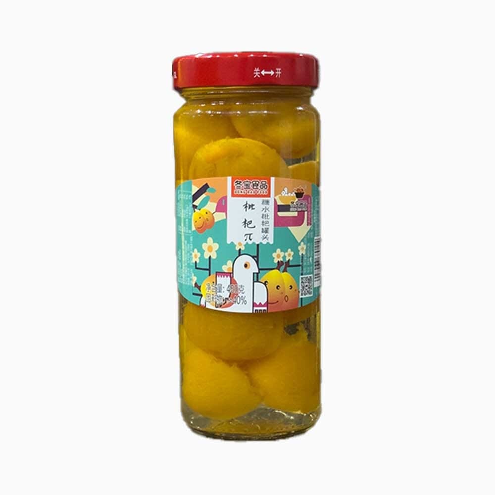 کمپوت میوه ازگیل ژاپنی شیشه ای چینی