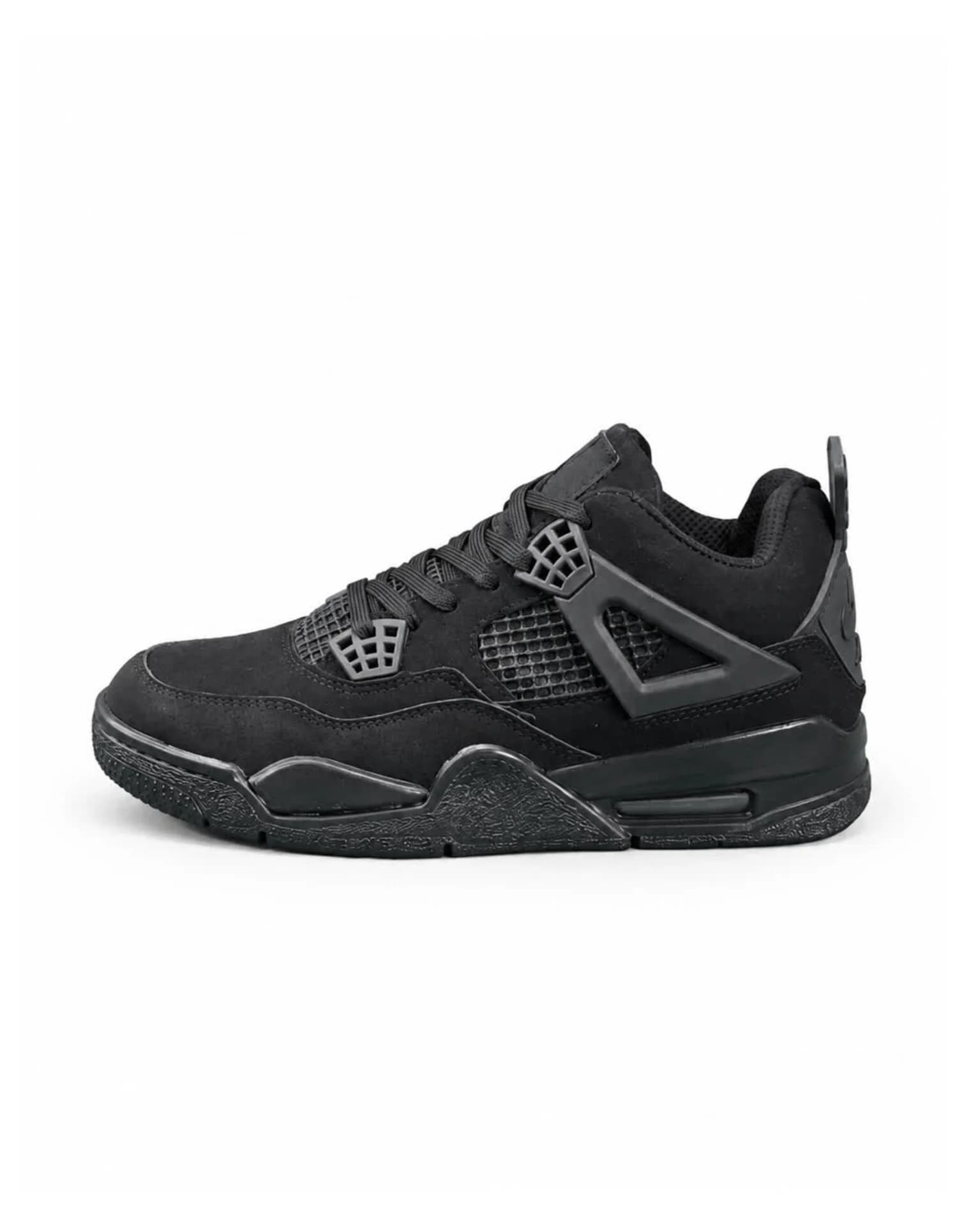کفش کتانی مردانه مدل نایکی جرن فور مشکی تمام Nike jordan 4