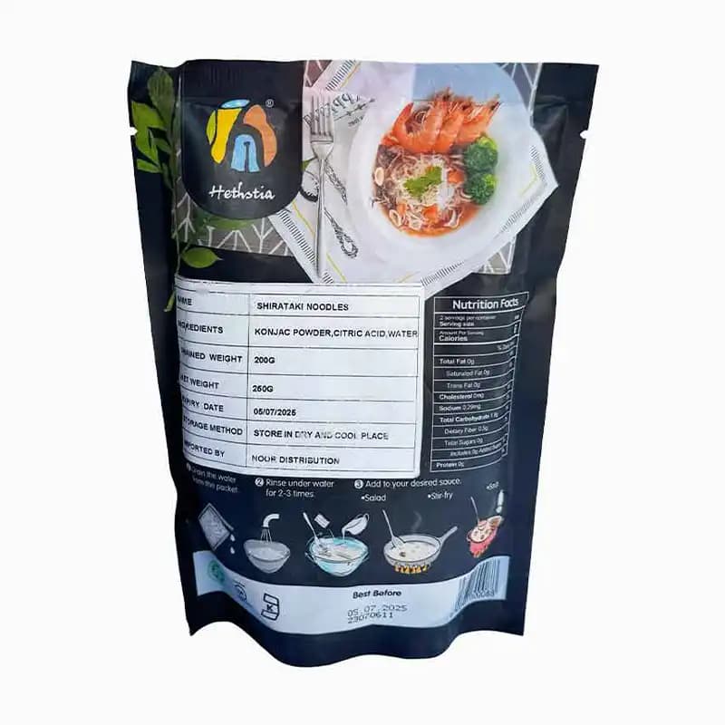 نودل کنجاک شیراتاکی (رژیم کتو) 260 گرمی کم کالری — تصویر ۳