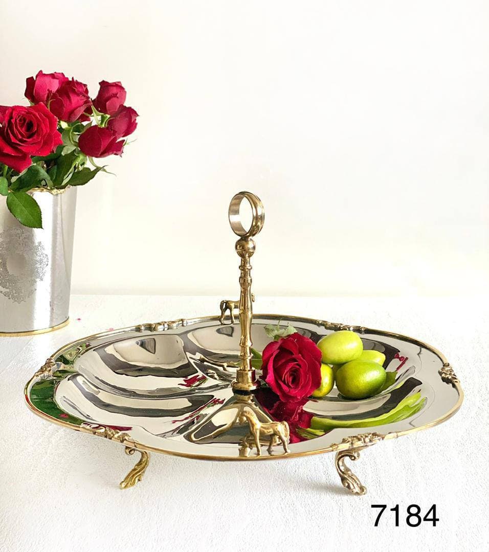 اردو خوری 5 خانه استیل ریور مدل اسب کد 7184