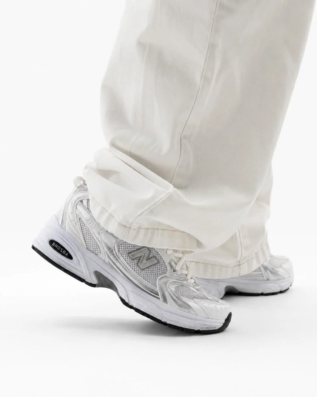 کتونی مردانه مدل نیوبالانس 530 سفید طوسی (کیفیت درحد مستر) New Balance — تصویر ۲