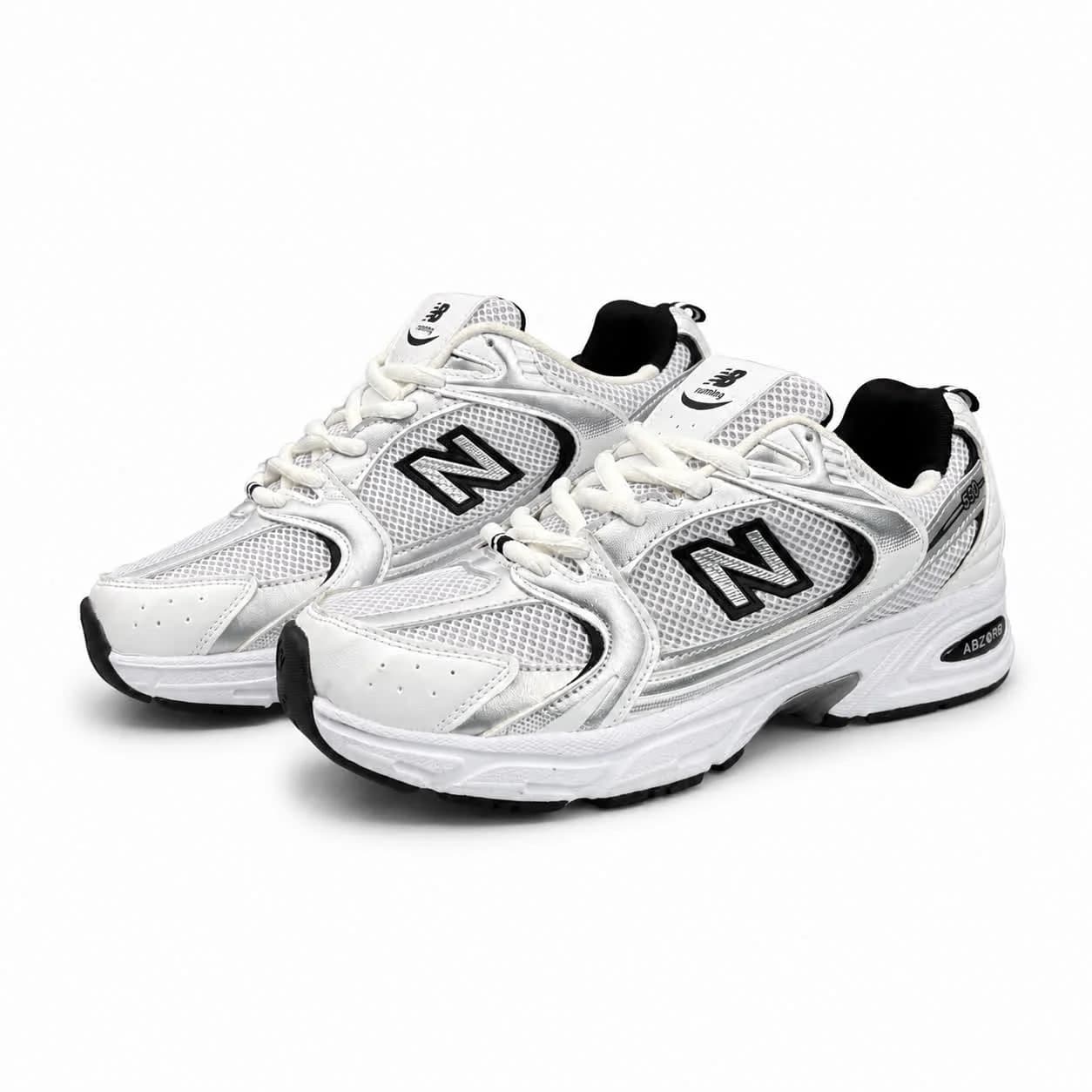 کتونی مردانه مدل نیوبالانس 530 سفید مشکی (کیفیت درحد مستر) New Balance — تصویر ۳