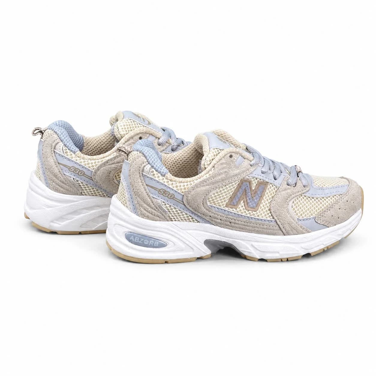کتونی زنانه مدل نیوبالانس 530 کرم طوسی (کیفیت درحد مستر) New Balance — تصویر ۵