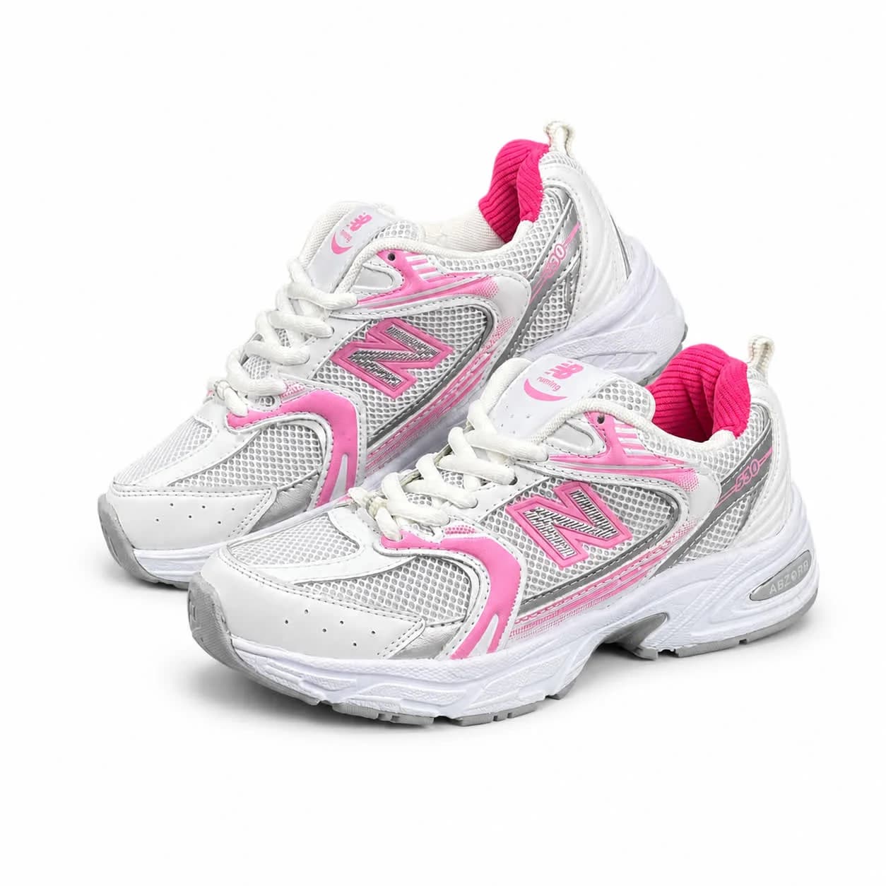 کتونی زنانه مدل نیوبالانس 530 سفید صورتی (کیفیت درحد مستر) New Balance — تصویر ۳