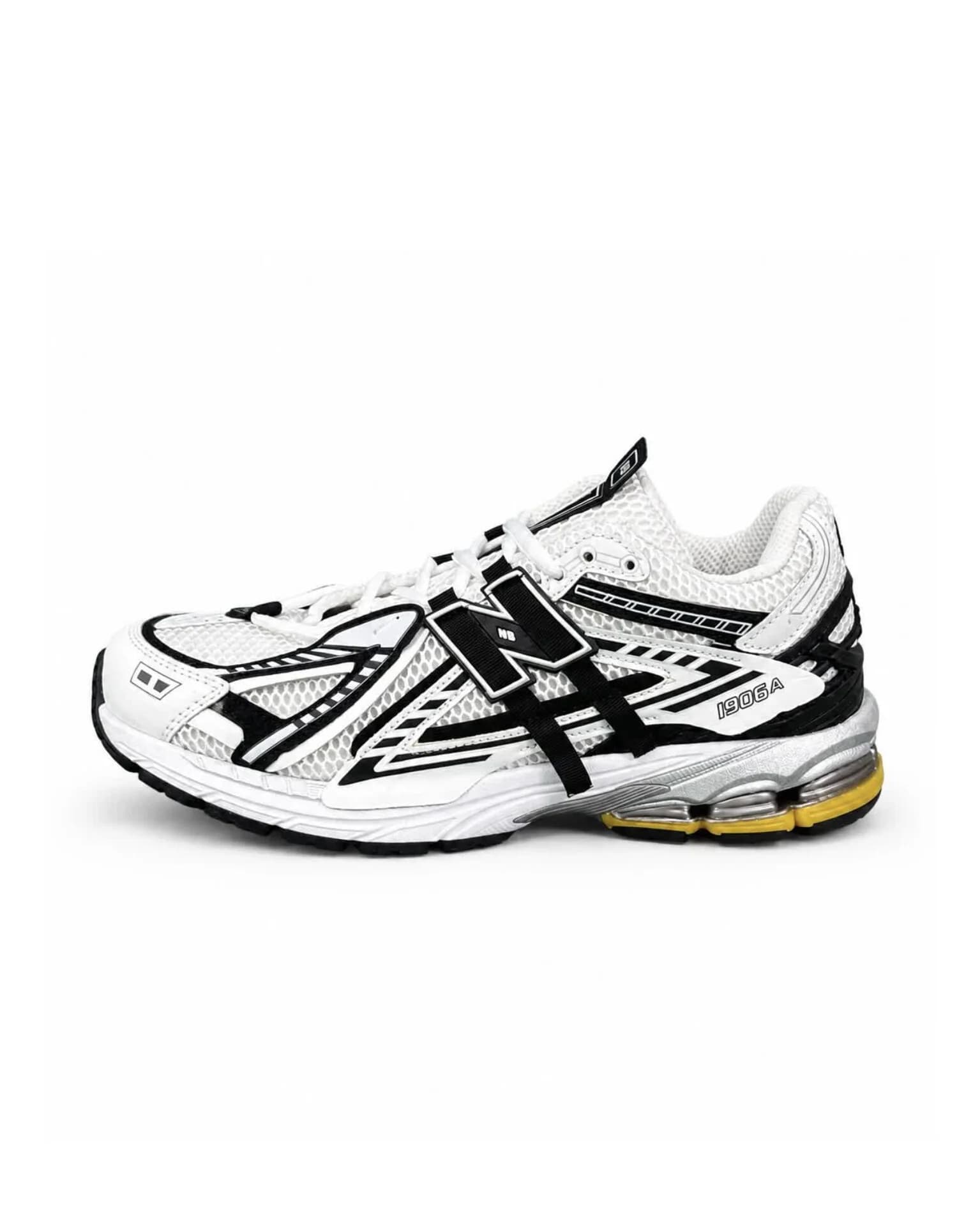 کفش کتانی مردانه نیوبالانس 1906 سفید مشکی New BALANCE 1906
