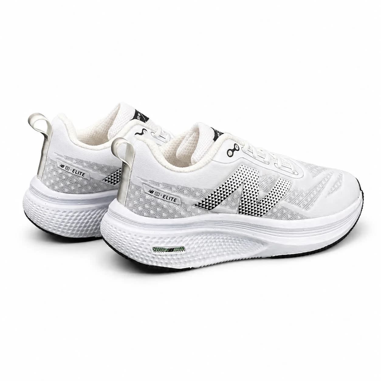 کتونی مردانه مدل رانینگ نیوبالانس سفید طوسی New BALANCE — تصویر ۵