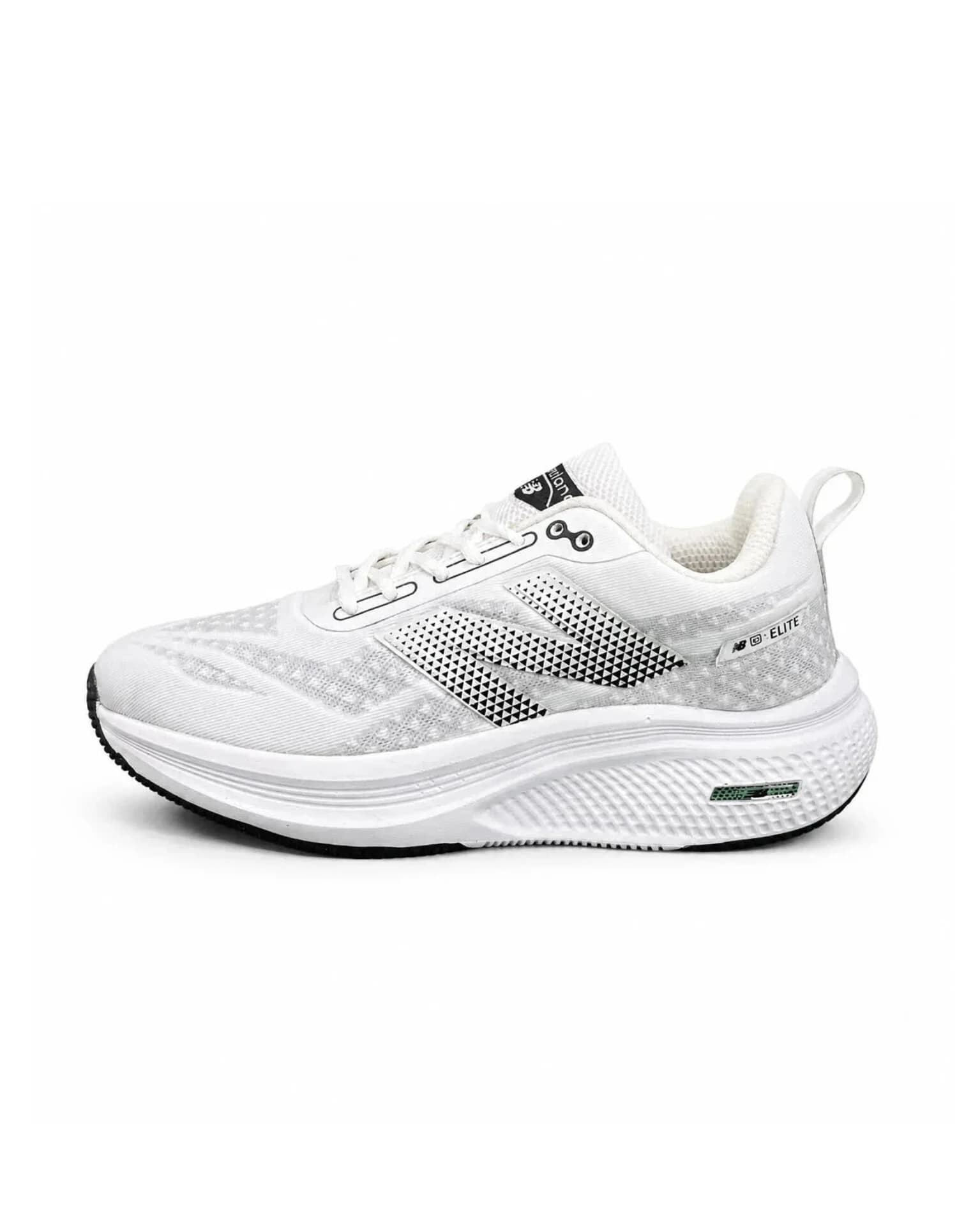 کتونی مردانه مدل رانینگ نیوبالانس سفید طوسی New BALANCE