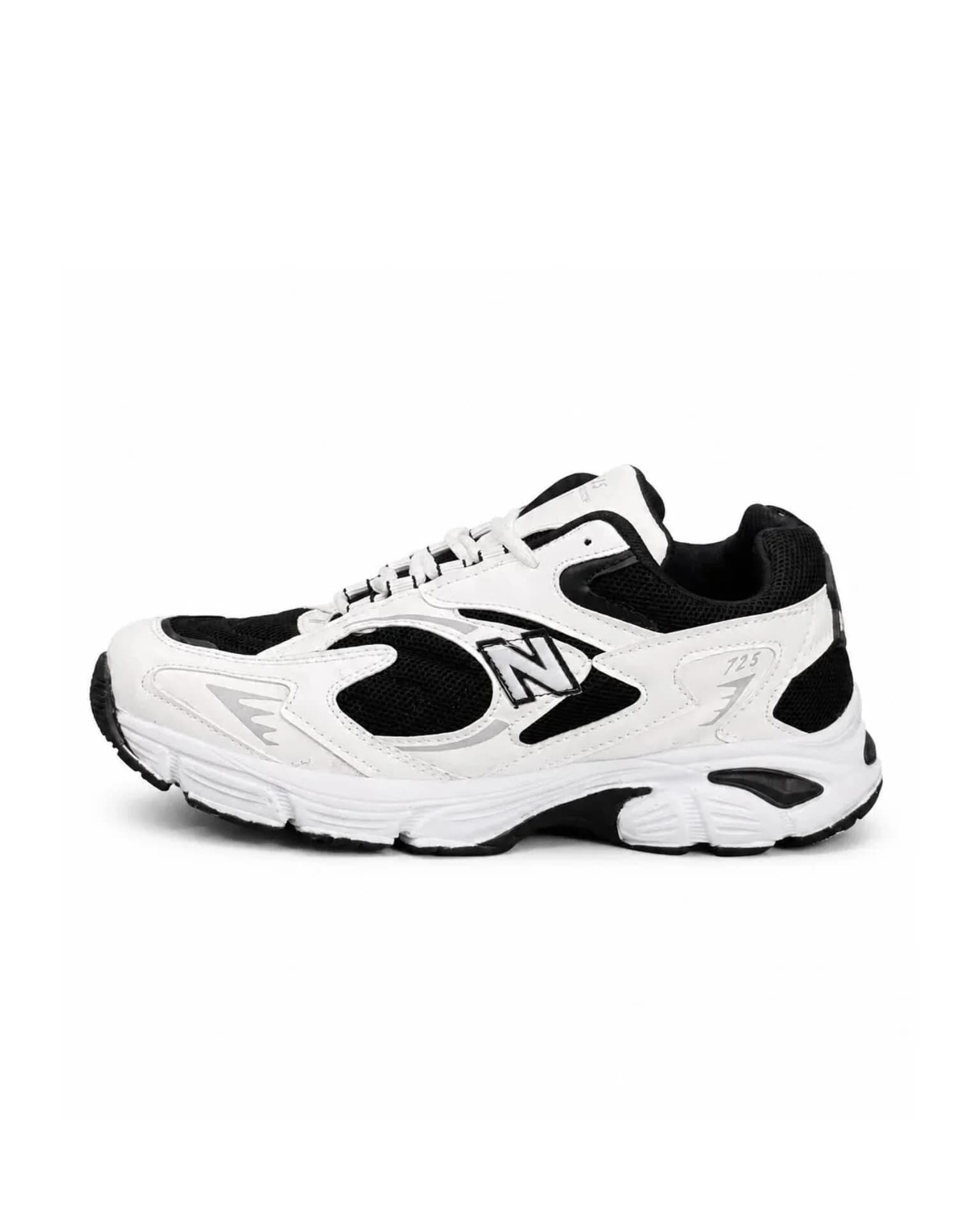 کفش کتونی مردانه مدل نیوبالانس 725 سفید مشکی New Balance