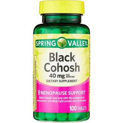 کوهوش سیاه اسپرینگ والی Spring Valley Black Cohosh 40mg