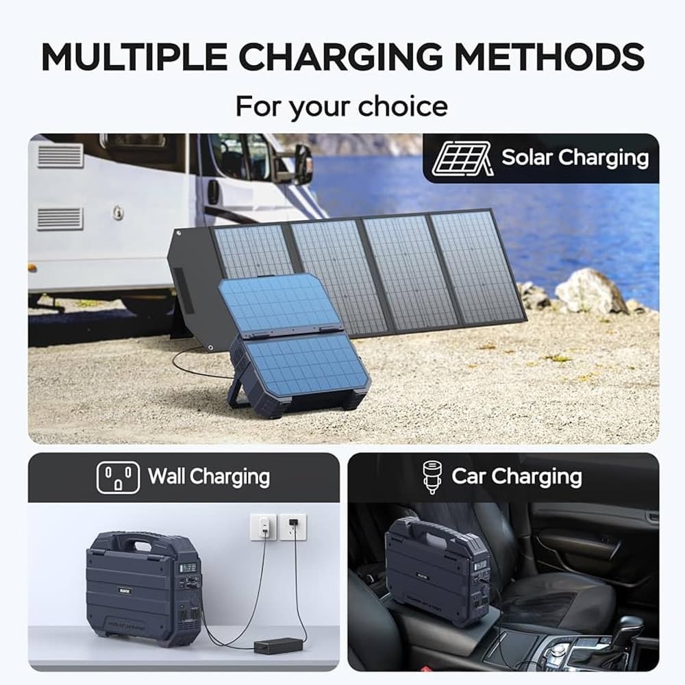 پاور استیشن پاورولوژی مدل Powerology Helio Solar Power Generator ظرفیت ۱۰۲۴ وات‌ساعت توان خروجی ۱۶۰۰ وات — تصویر ۴