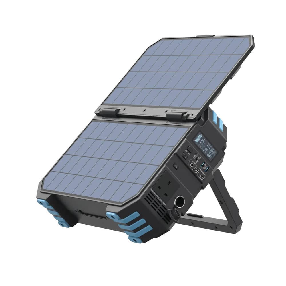 پاور استیشن پاورولوژی مدل Powerology Helio Solar Power Generator ظرفیت ۱۰۲۴ وات‌ساعت توان خروجی ۱۶۰۰ وات — تصویر ۲