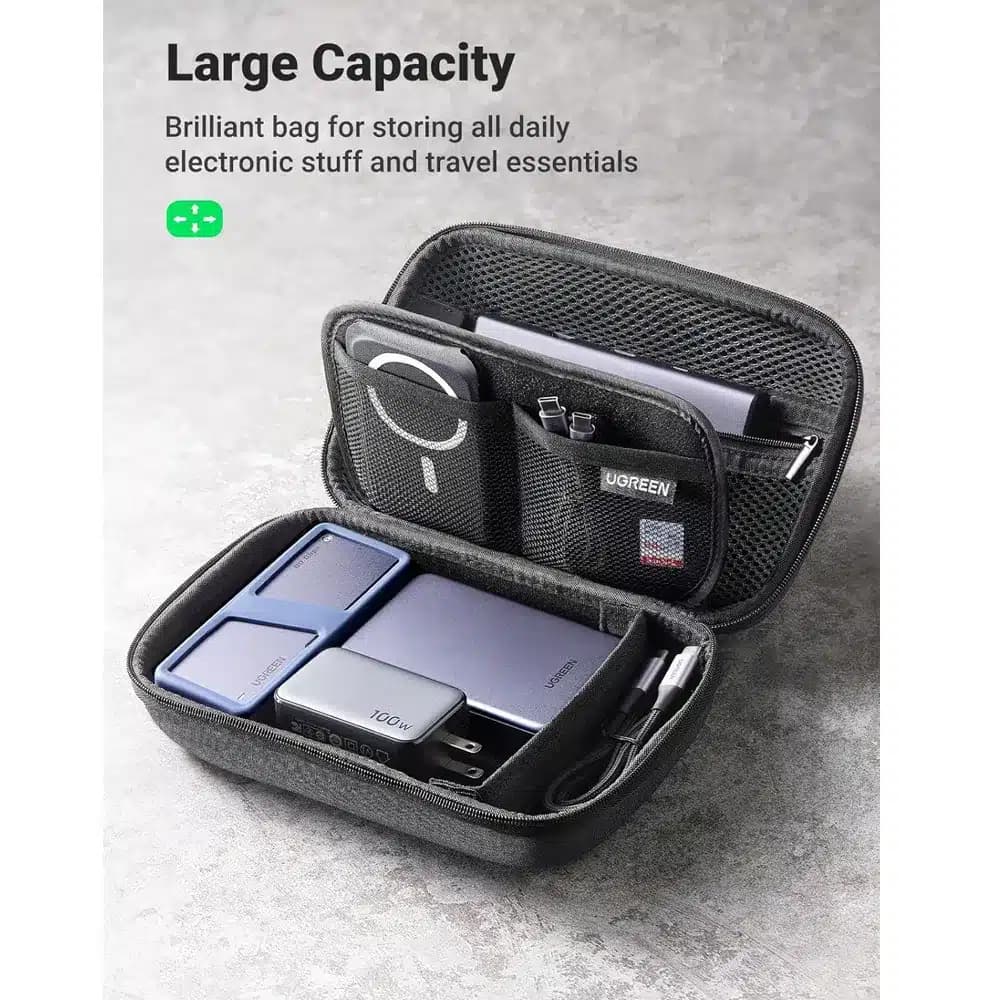 کیف محافظ و نظمدهنده لوازم جانبی یوگرین مدل Ugreen 85223 رنگ مشکی — تصویر ۴