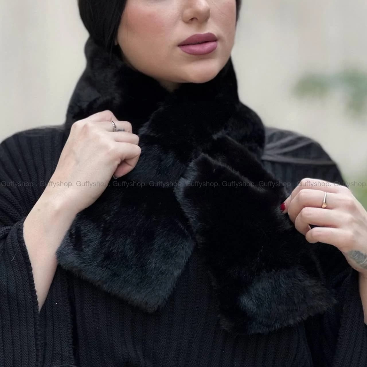 شالگردن خز ساده — تصویر ۶