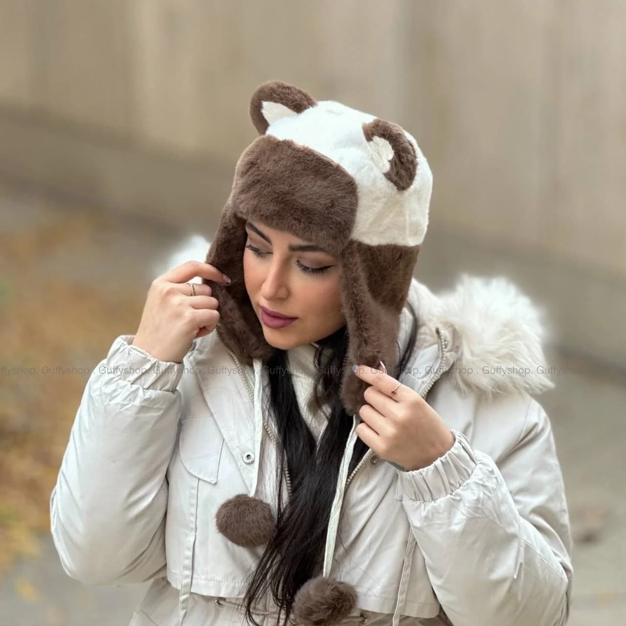 کلاه خلبانی فانتزی گوشدار