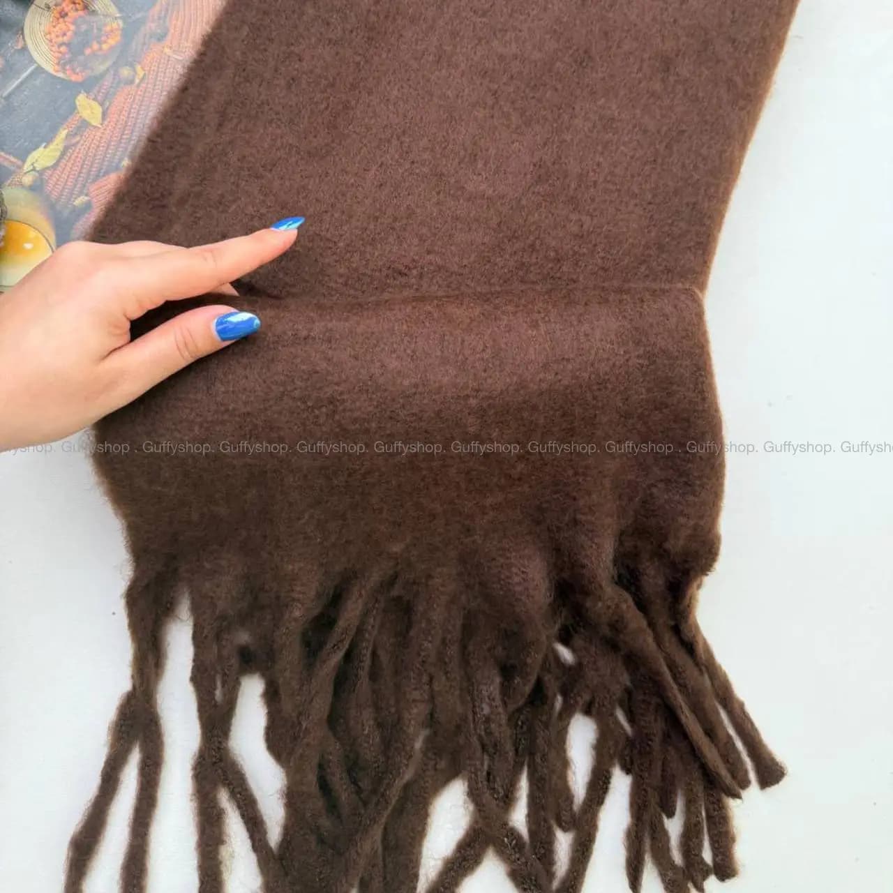 بیگ اسکارف موهر ساده — تصویر ۵