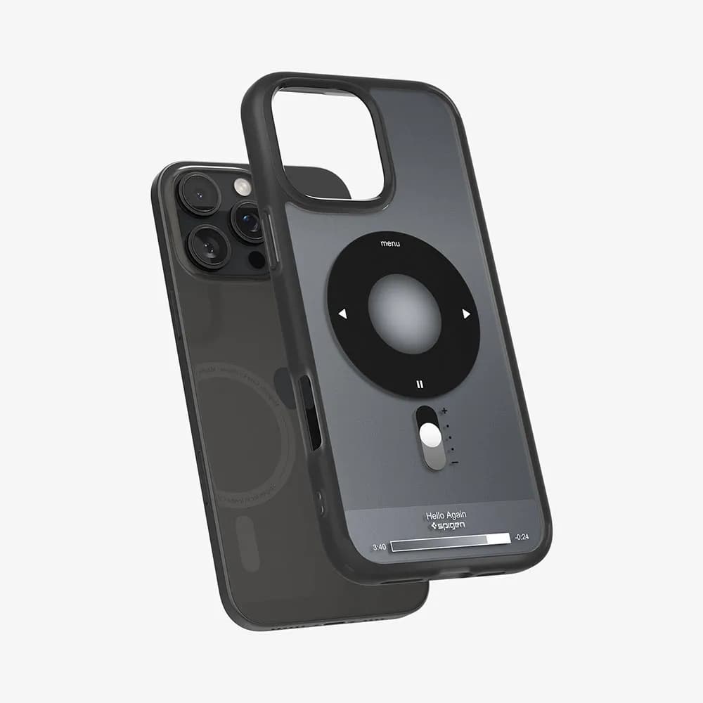 قاب اسپیگن مدل Spigen Ultra Hybrid Classic (MagFit) مناسب برای iPhone 16 Pro Max رنگ طوسی — تصویر ۳