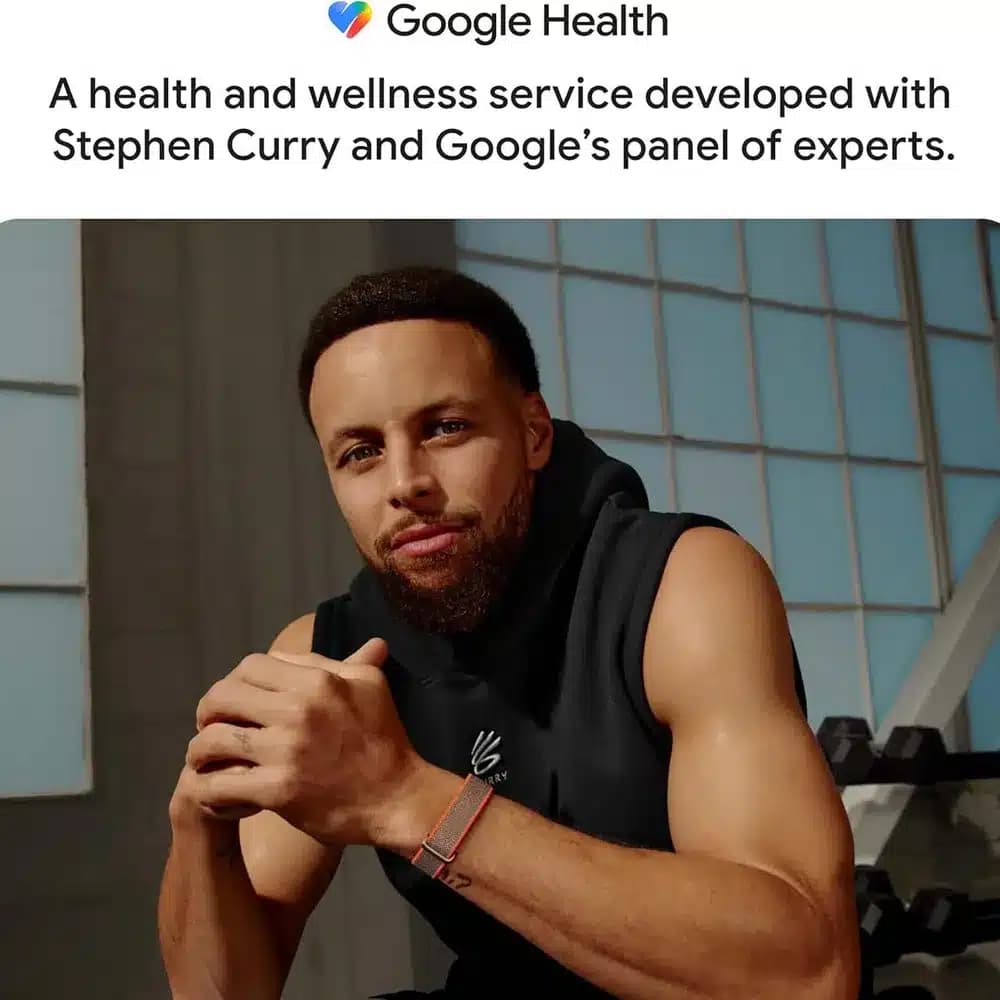 دستبند هوشمند ورزشی فیت بیت گوگل مدل Google Fitbit Air Stephen Curry Special Edition رنگ قهوه ای/نارنجی — تصویر ۷
