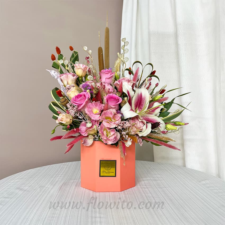 باکس گل رنگی کد 69