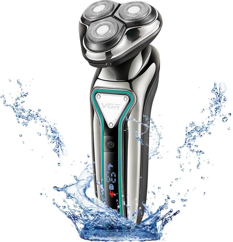 ماشین اصلاح صورت سه تیغ وی جی ار vgr v-323 اورجینال