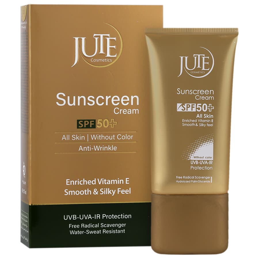 کرم ضد آفتاب ژوت (Jute) بژ روشن Spf50 مناسب انواع پوست 40 میلی لیتر — تصویر ۲