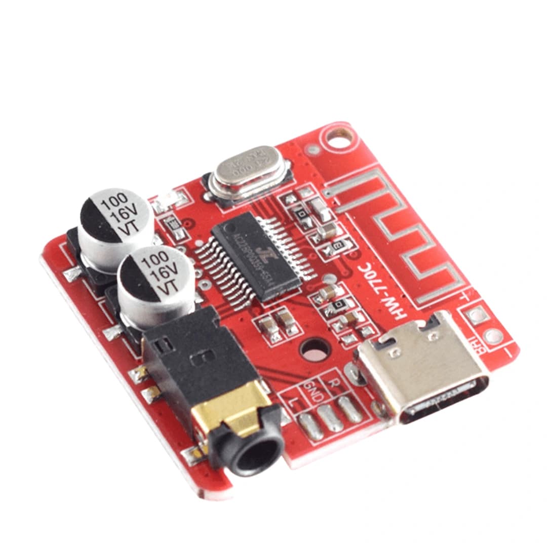 ماژول گیرنده بلوتوث صوتی HW770 با ورودی Type-C — تصویر ۲
