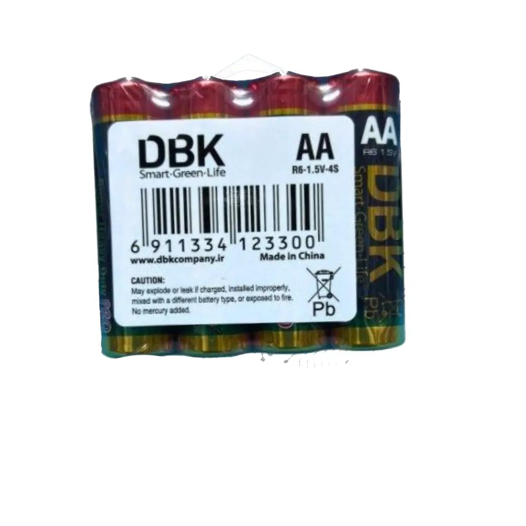 باتری قلمی 1.5 ولت 4 تایی برند DBK