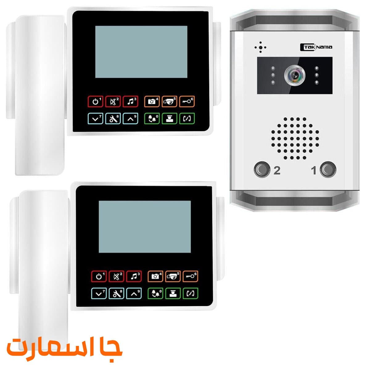 دربازکن تصویری تکنما مدل C43-2V مجموعه 3 عددی