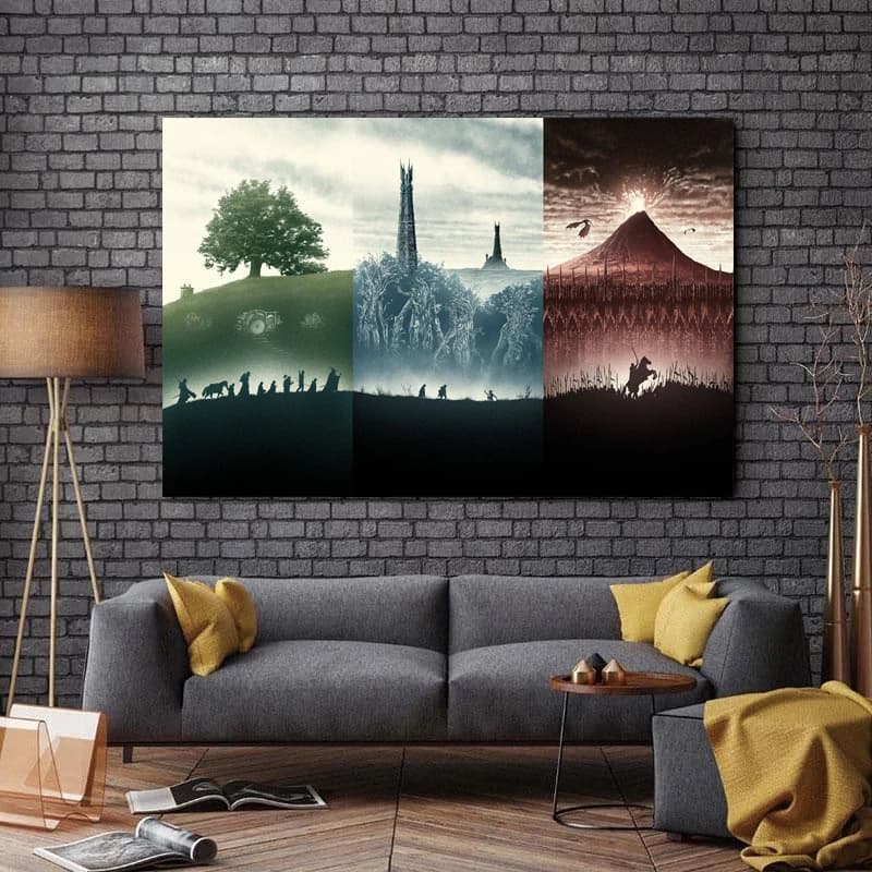 تابلو شاسی طرح سینما مدل ارباب حلقه ها کد 479