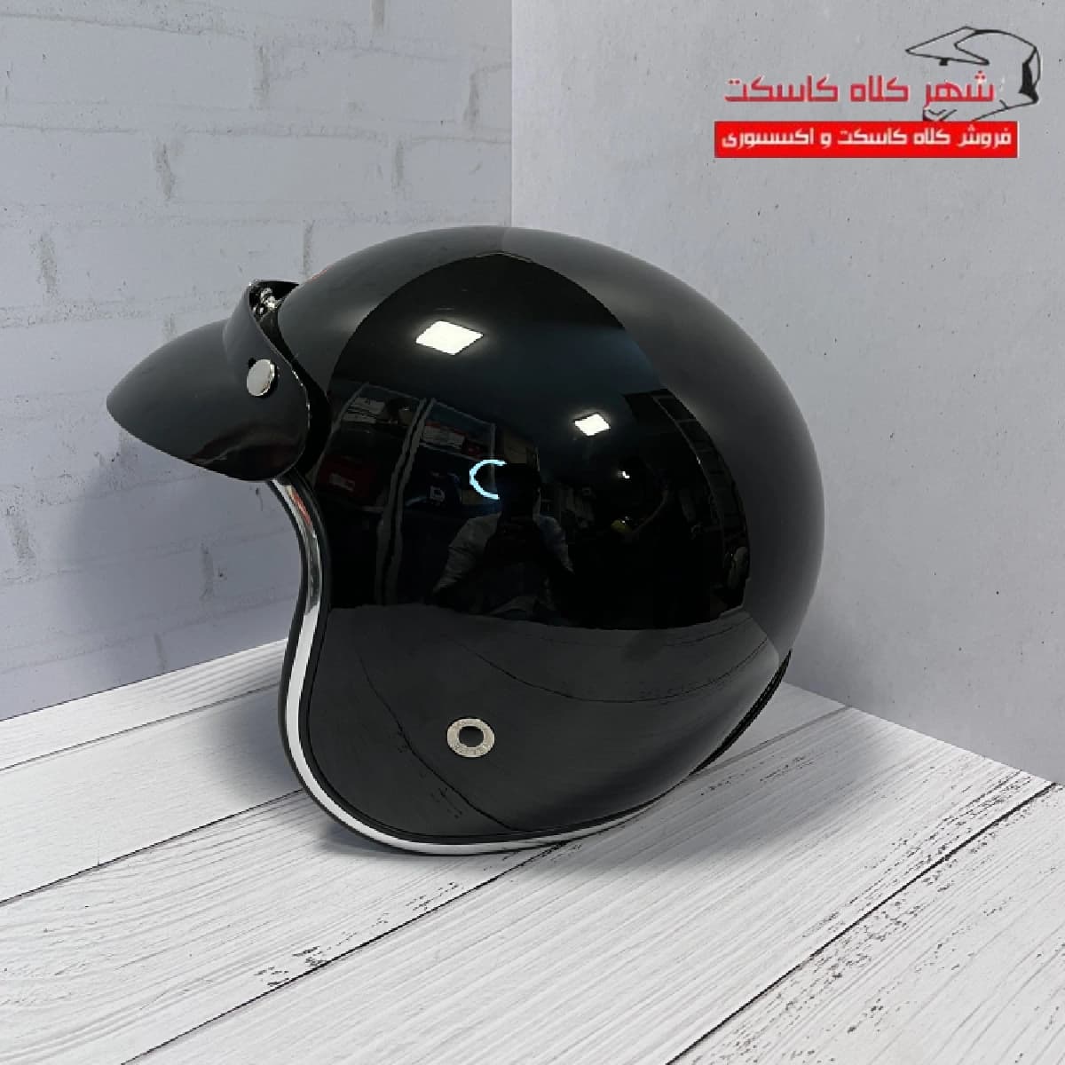 کلاه کاسکت ردلاین وسپایی کد 963 طرح ساده — تصویر ۳