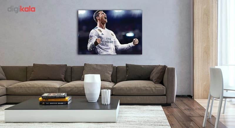 تابلو شاسی گالری دیکوماس طرح کریستیانو رونالدو کد CR7 DMS-T132 — تصویر ۳