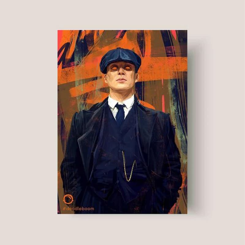 تابلو شاسی مدل تامی شلبی پیکی بلایندرز(Peaky Blinders) کد FMO100 — تصویر ۲