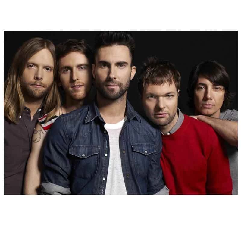 تابلو شاسی طرح بزرگان موسیقی جهان مدل Maroon5 کد A67 — تصویر ۳