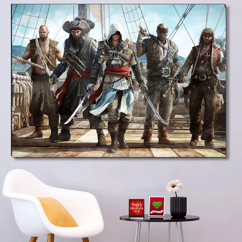 تابلو شاسی گالری استاربوی طرح بازی Assassins Creed مدل Game 19 — تصویر ۲