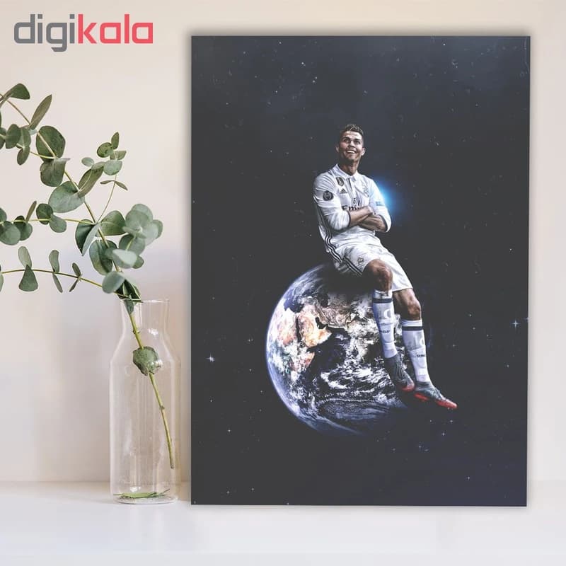 تابلو شاسی گالری استاربوی طرح کریستیانو رونالدو مدل فوتبال 075 — تصویر ۳