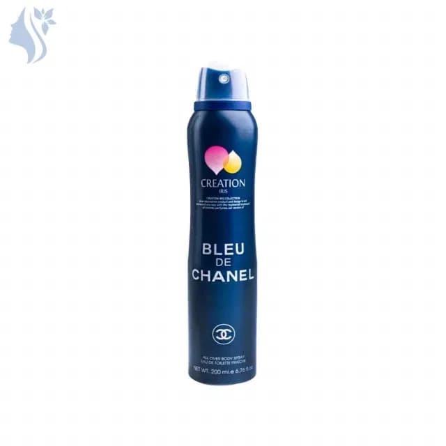 اسپری خوشبو کننده بدن مردانه کریشن آیریس مدل Bleu De Chanel حجم 200 میلی لیتر