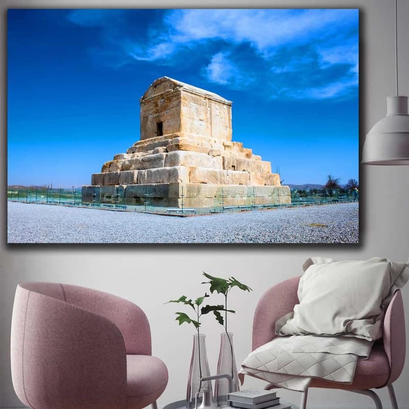تابلو شاسی طرح شهر پاسارگارد مقبره کوروش مدل SA-73614 — تصویر ۲