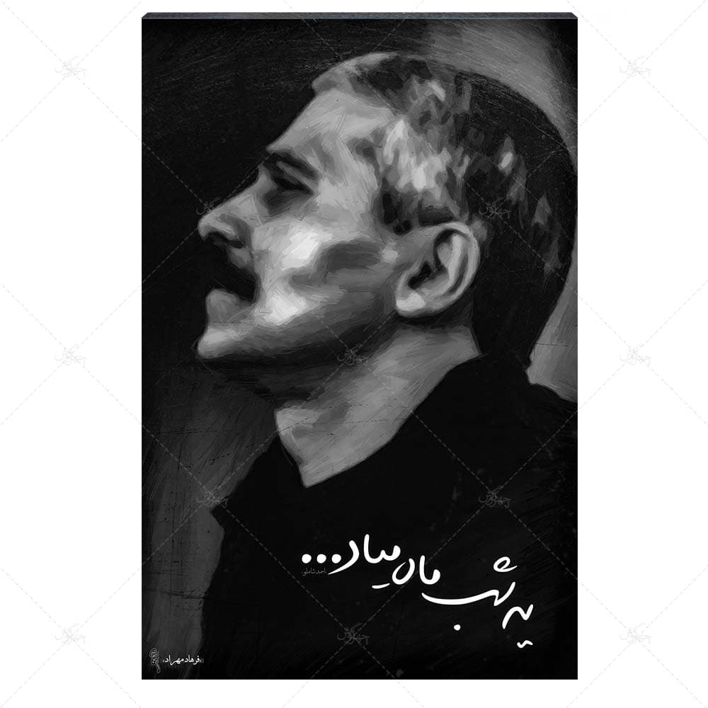 تابلو شاسی طرح فرهاد مهراد مدل یه شب ماه میاد کد 4G212 — تصویر ۹