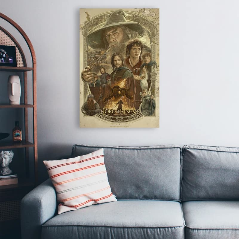 تابلو شاسی مدل ارباب حلقه ها طرح 2 Lord of the Rings Alt 2 کد C1-51 — تصویر ۵