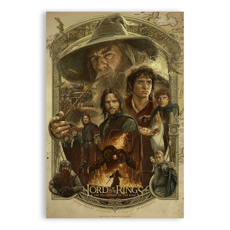 تابلو شاسی مدل ارباب حلقه ها طرح 2 Lord of the Rings Alt 2 کد C1-51 — تصویر ۶