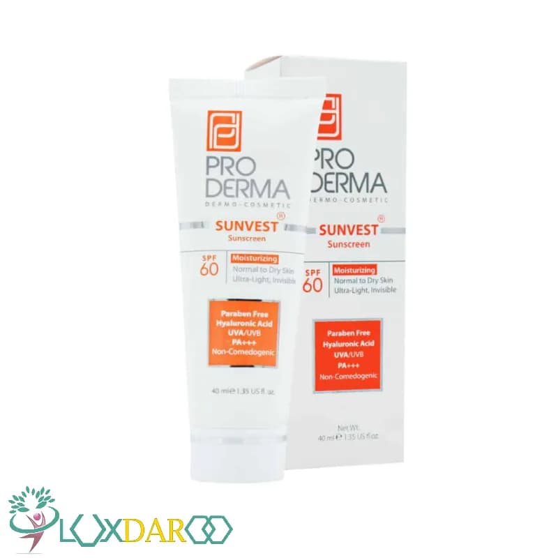 کرم ضد آفتاب و مرطوب کننده پرودرما SPF60 — تصویر ۲
